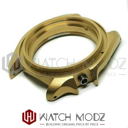 SKX007 Case: Gold Sandblasted