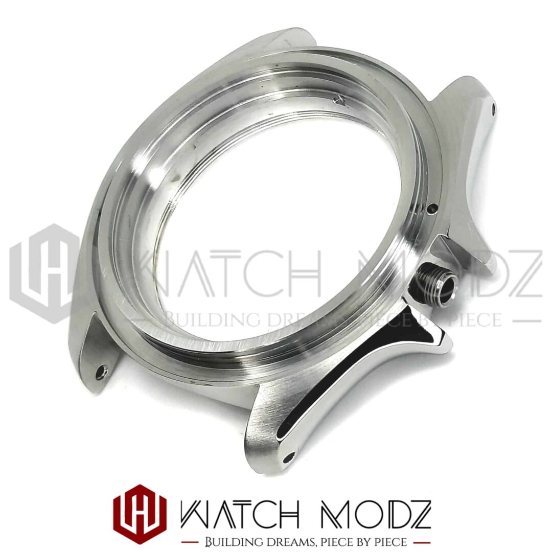 SKX007 Case: Silver 3:00 Crown