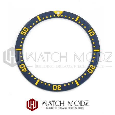 SKX007 Bezel Insert: Blue Gold | Flat