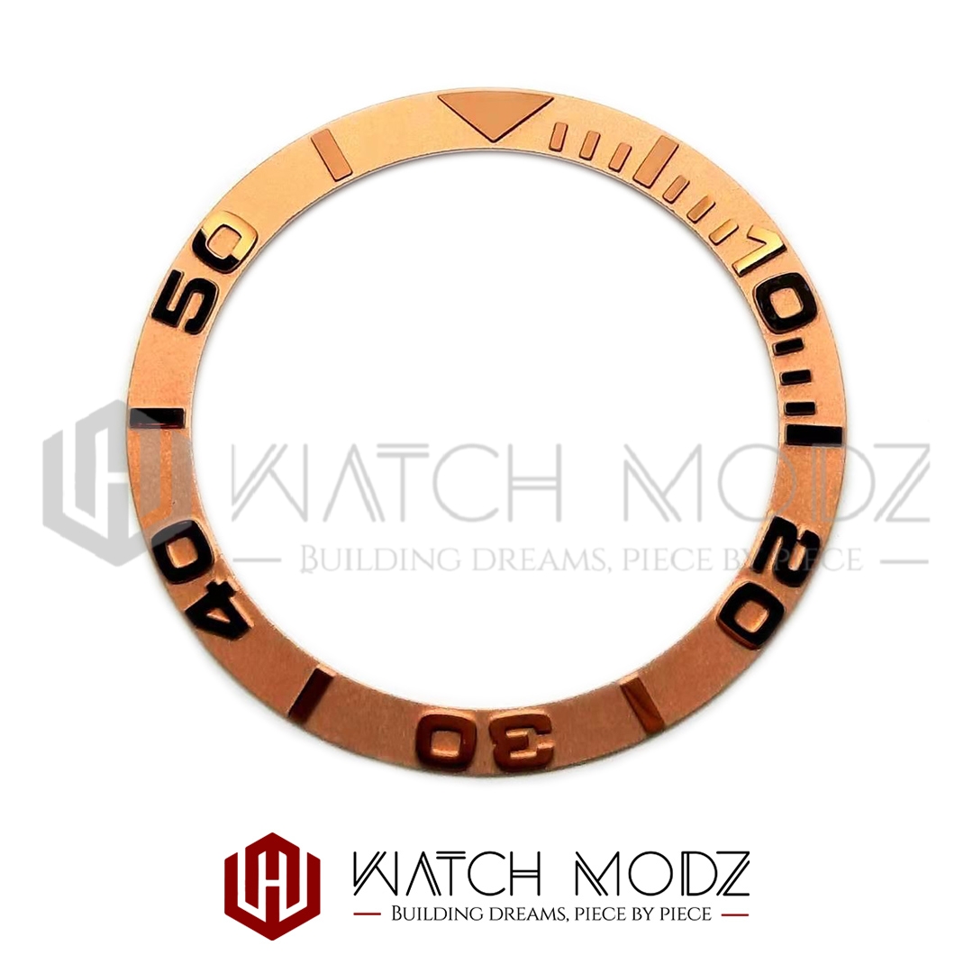 SKX007 Bezel Insert: Rose Gold Yachtmaster