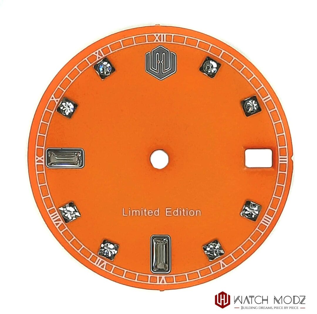 NH35 DIAL: Swarovski Orange