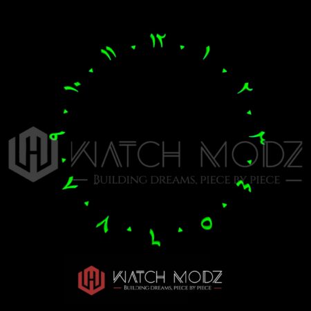 SKX007 Bezel Insert: Lumed Arabic lumeshot