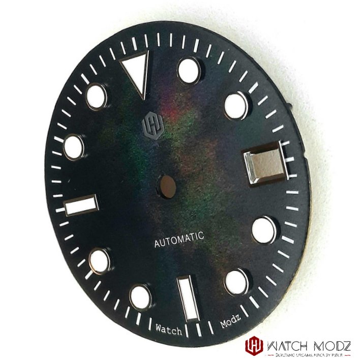 nh35 dial black pearl