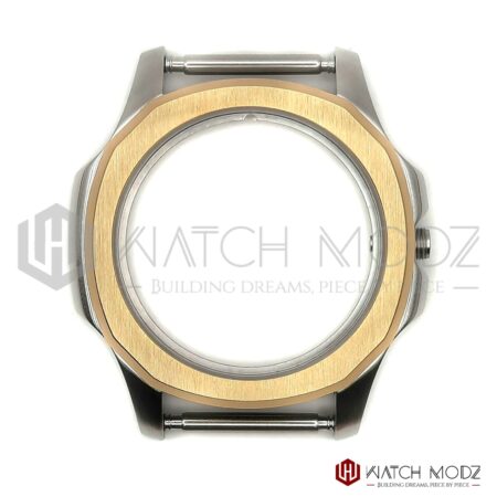 Seiko SKX007 Case Gold and Silver Nautilus