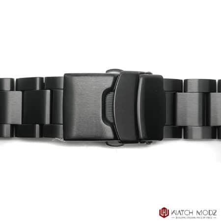 SKX007 bracelet brushed black oyster buckle