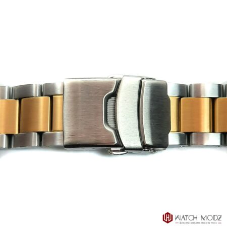 SKX007 bracelet gold and silver oyster buckle