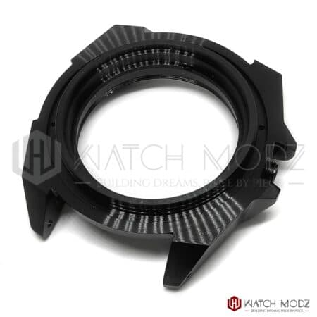 seiko samurai case brushed black