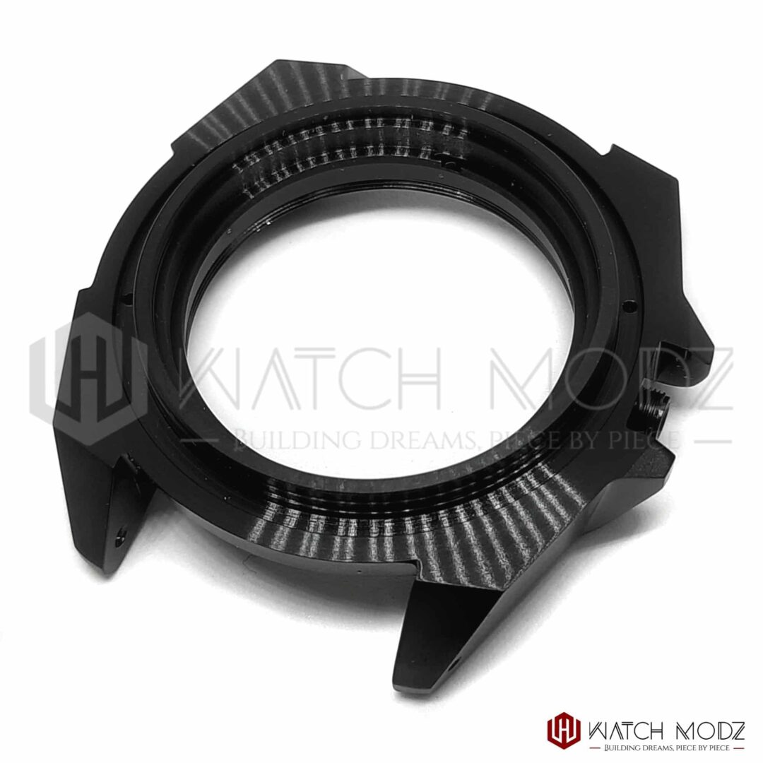 seiko samurai case brushed black