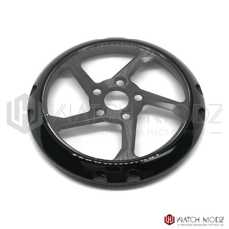 SJX007 Case Back: Black Sapphire Rim