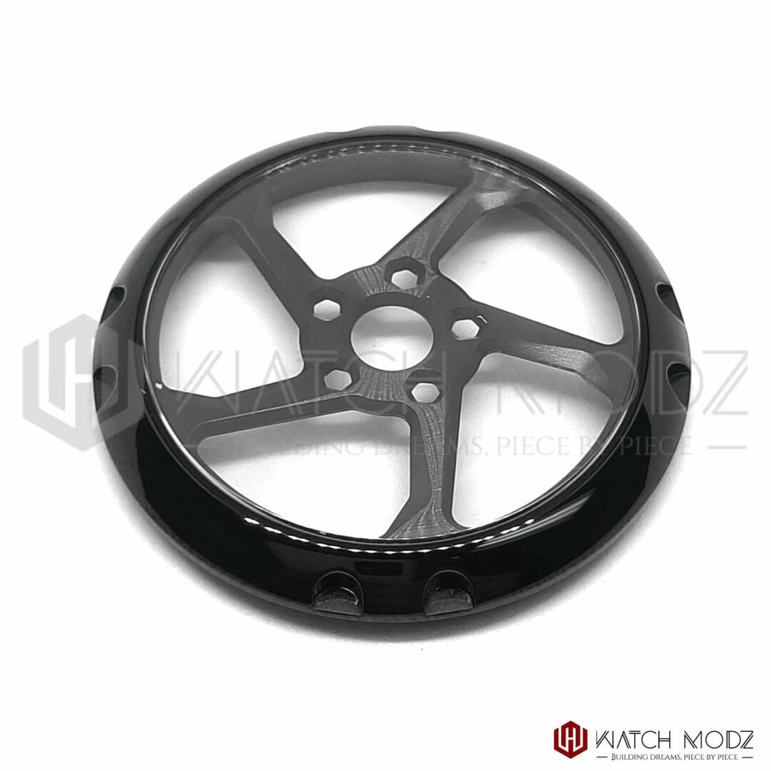 SJX007 Case Back: Black Sapphire Rim