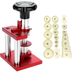 red screw down crystal press for seiko sapphire changes - learn how to mod