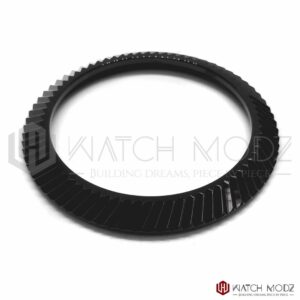 seiko skx007 black diagonal fluted bezel - seiko mods