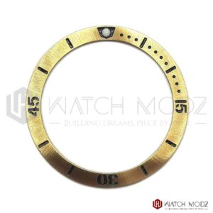 SKX013 Gold FF Bezel Insert - Seiko Mods