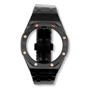 GA-2100 "Casioak": Black Rose Gold Screw