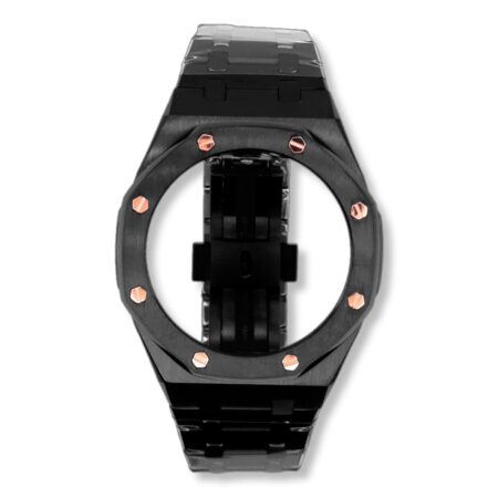 GA-2100 "Casioak": Black Rose Gold Screw