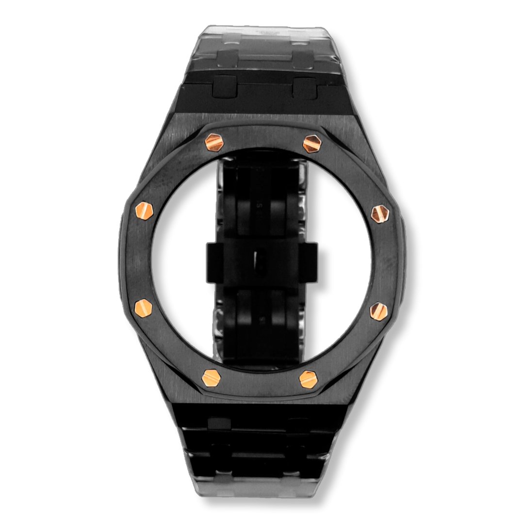 GA-2100 "Casioak": Black Gold Screws