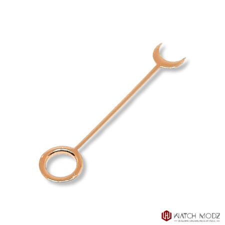 NH34 GMT Hand: Rose Gold Crescent