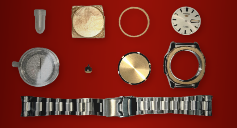 all the parts for a seiko nautilus mod