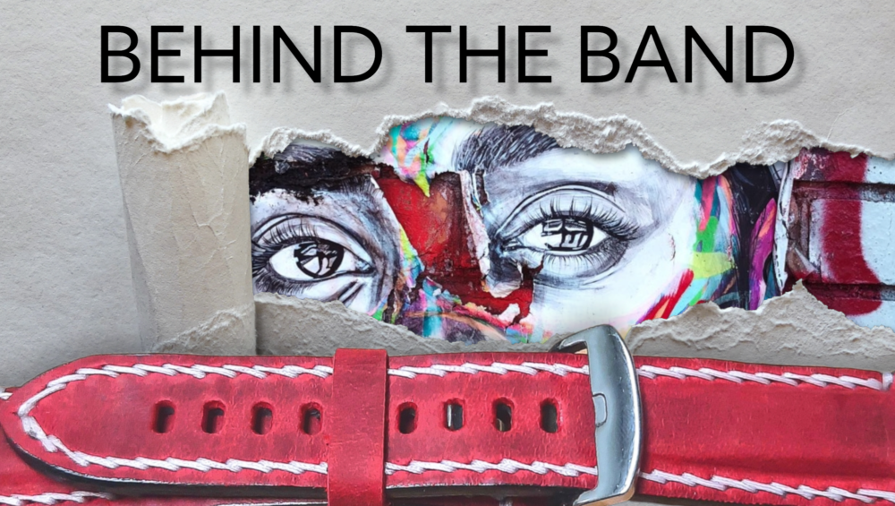 behind the band - custom leather straps