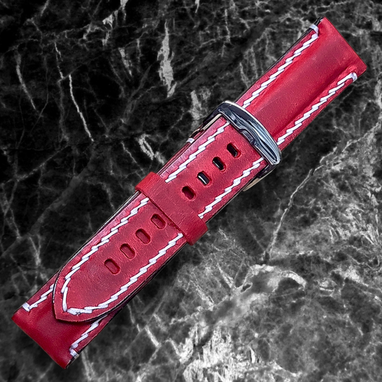 custom leather strap by joel abernathy