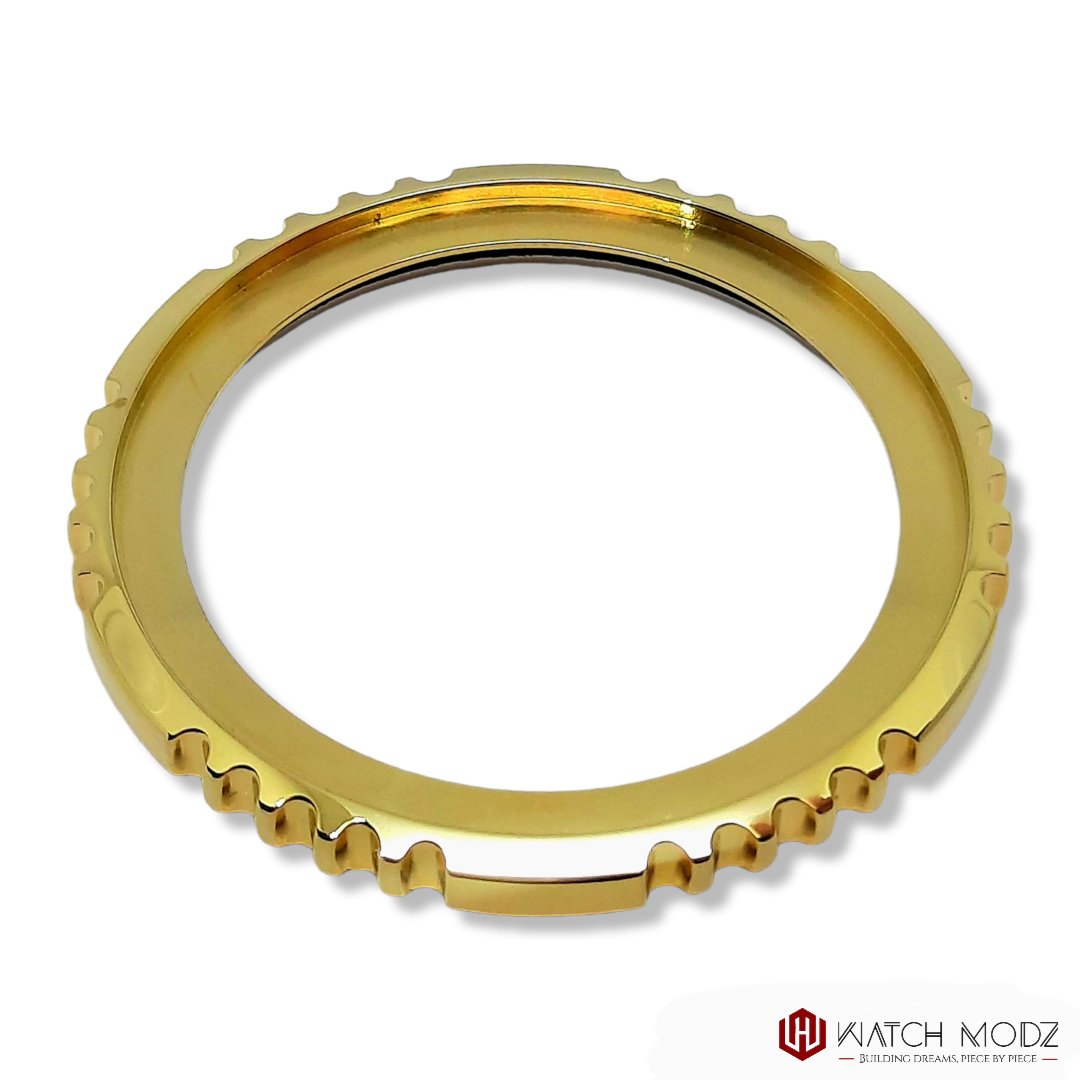 SKX007 Bezel: Polished Gold Fugu