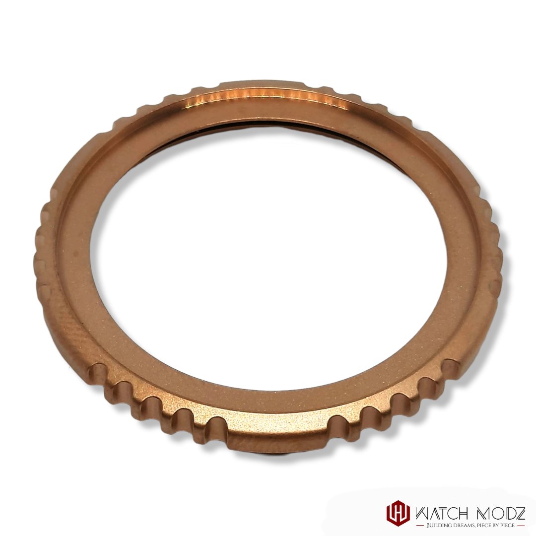 SKX007 Bezel: Sandblasted Rose Gold Fugu