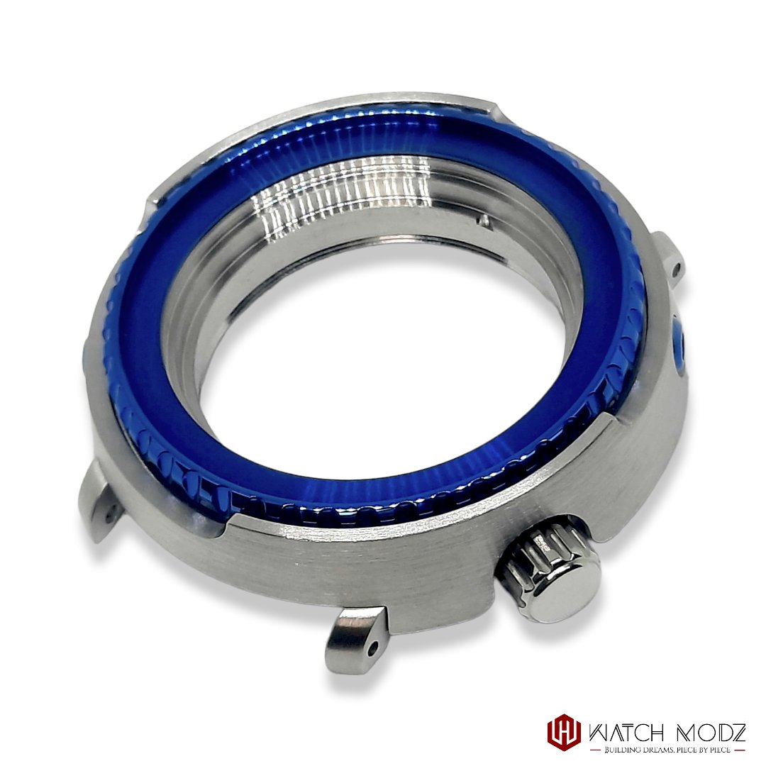 SKX007 Case: Silver and Blue Tuna