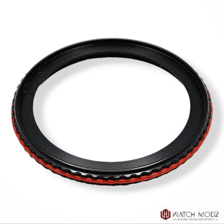 SKX007 Bezel: Polished Black Red Grip