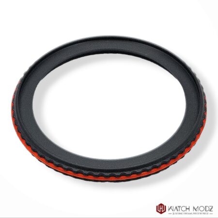 SKX007 Bezel: Matte Black Red Grip