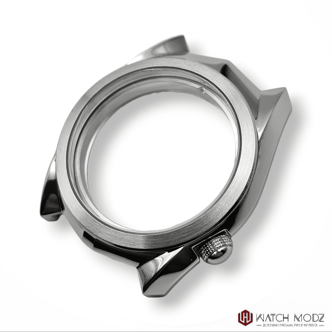 SKX007 Case: Silver Racer